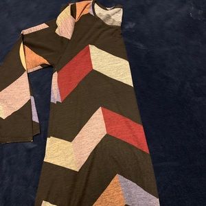 Ladies 2xl Ling Sleeve Tunic Top